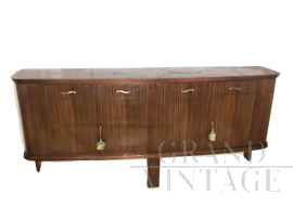 Credenza vintage in mogano a 3 gambe