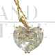 Collana Chopard in oro con pendente a cuore con diamanti                            