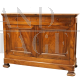 Credenza antica Luigi Filippo in noce '800                            