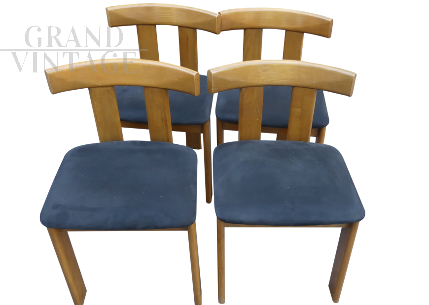 4 vintage chairs designed by Luigi Vaghi for Former, 1960s