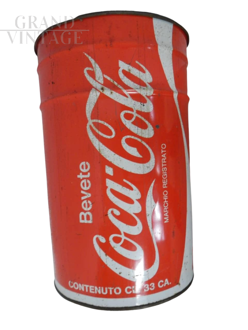 Large Coca-Cola can, Italy 1980s