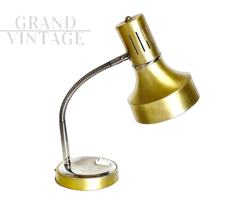 Directional brass desk lamp, Italy 1960s  