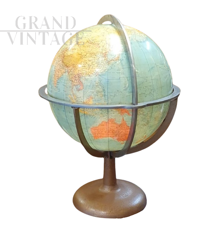 De Agostini vintage luminous globe from the 1960s