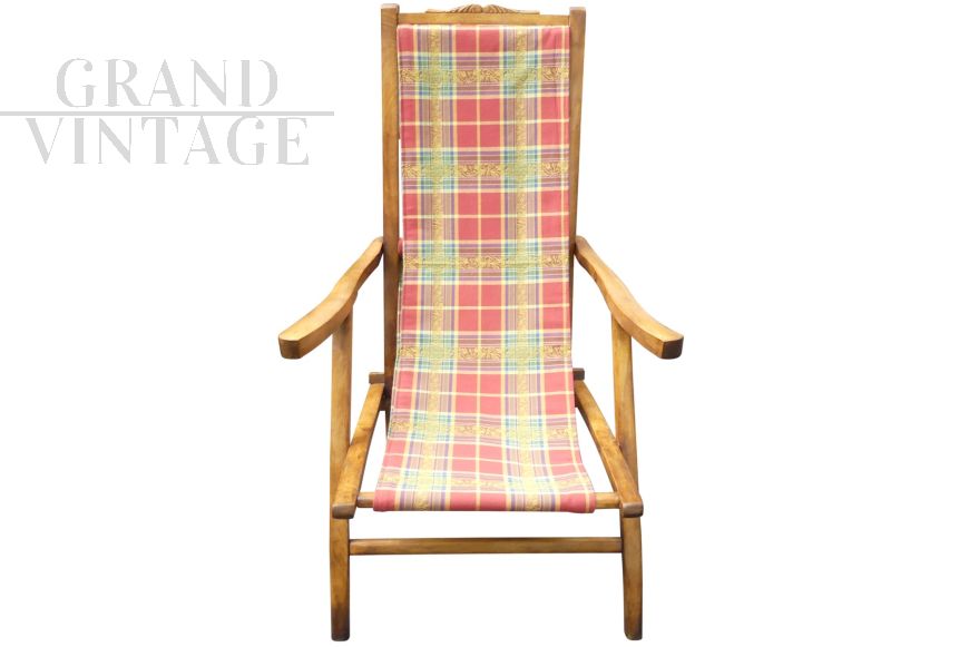 Piedmontese deckchair from the 19th century