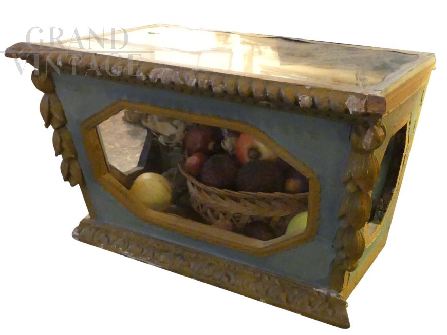 1800s DISPLAY CASE - WAX FRUIT