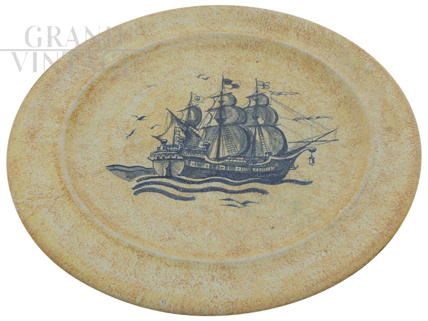 Collectible Plate Alba Docilia, Ceramiche Albissola