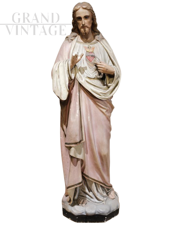 Statue of Christ, sacred art, early 1900s