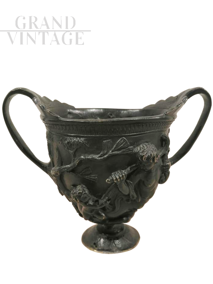 Neoclassical bronze vase