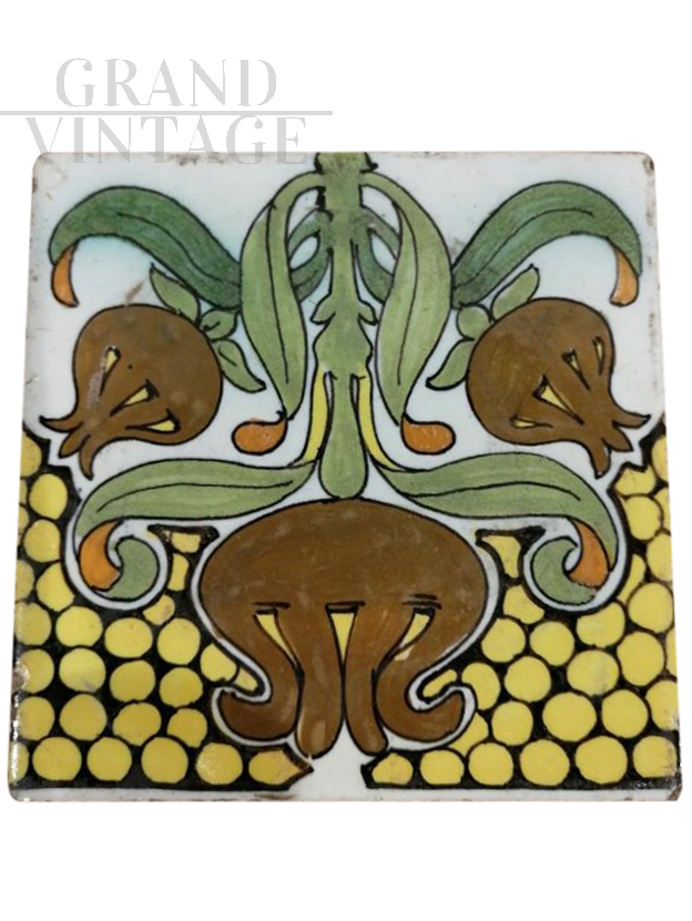 Cantagalli tile from the early 1900s