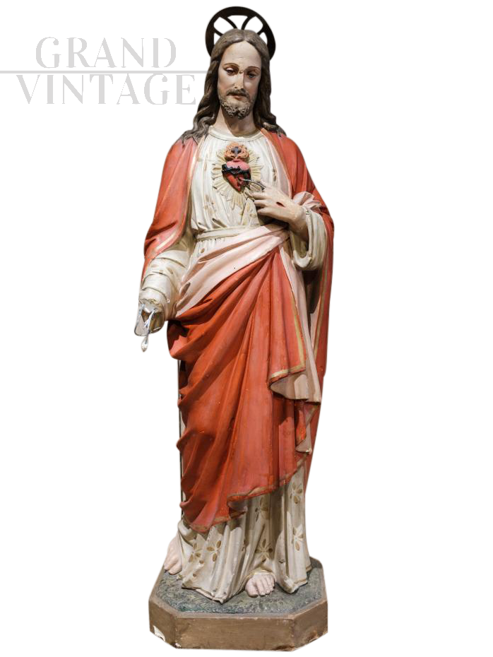 Jesus Christ, unique piece, sacred art from the early 1900s