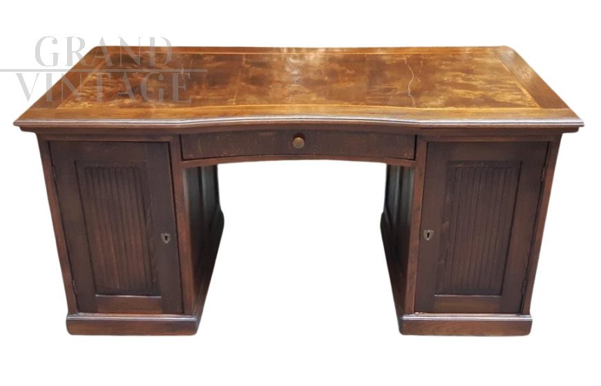 Antique Lombard desk with briar top