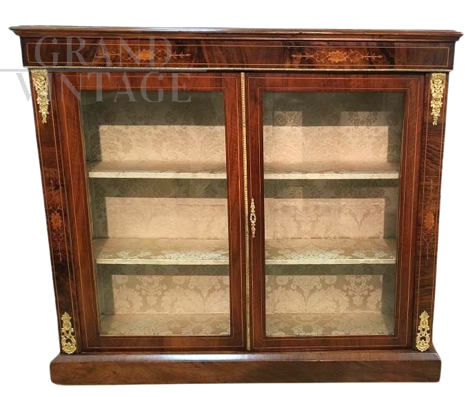 Antique French style display cabinet from the early 1900s