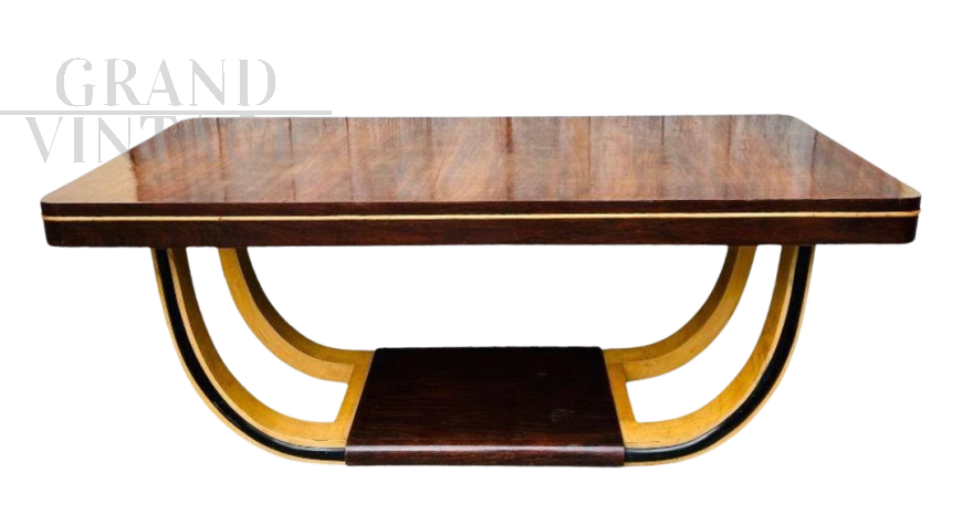 1940s art deco gondola table