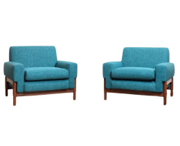 Kiushu armchairs by Saporiti