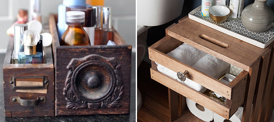 5 idee per decorare il bagno con mobili vintage